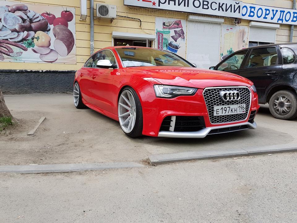 Установка обвеса RS5 на AUDI S5 | AeCustom.ru - продажа / установка ...